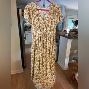 Christy Dawn simple dawn dress buttercream English rose Womens S